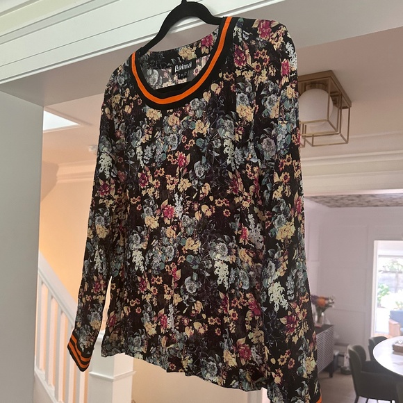 Anthropologie Rdalamal Multicolour Floral Long Sleeve Top - Size 10. NWOT. - Picture 9 of 13